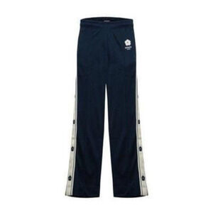 KENZO Seasonal Track Pants Men's XL Midnight Blue Boke Flower Relaxed Fit RT745